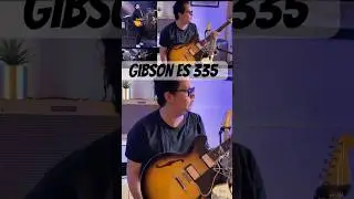 L&rsquo;une de mes guitares pr&eacute;f&eacute;r&eacute;e #gibson #es335 #guitare #collection