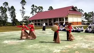 Tari Jepen SMPN 6 Muara kaman ... Peringtan hari Guru Nasional 