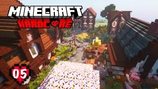 05 I Built a Cozy Farming Village in Hardcore Minecraft 1.21.6