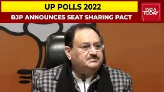 UP Polls 2022:  BJP Announces Seat Sharing Pact | Breaking News
