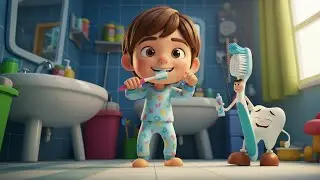 toothbrush #Cartoon #Children #kids #alphabet #abc #littlevalues #قيم_صغيرة