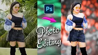HDR Camera Raw Trick Orange Tone Photo Editing Tutorial | Photoshop cc Background Color Change