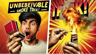 Mind-Blowing Smoke Trick: Make Smoke Appear from Your Hand with a Matchbox!