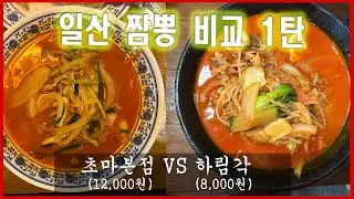줄서서 먹는 초마짬뽕 VS 갓성비 하림각 짬뽕 비교