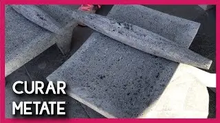 Cómo curar un metate o un molcajete de piedra volcánica