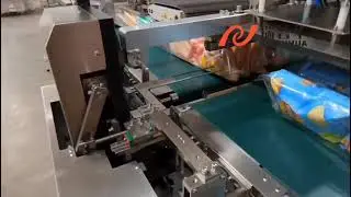 Horizontal Flow Wrap Family Pack Mulitpack Machine - Potato Chip Secondary Package Machine -Ruipuhua
