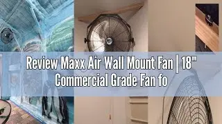 Review Maxx Air Wall Mount Fan | 18