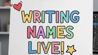 Writing Your Names LIVE ✍️ (First 100 Comments!)