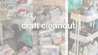 My Craft Stash is CHAOS 😅 | Organizing 20+ Hobby Supplies