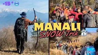 TREKKING CHALU&hellip; MANALI SNOW TREK Ni HAKIKAT🥶😂   &lsquo;INVINCIBLE NGO&rsquo;