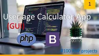 Age in days calculator in PHP Complete with Bootstrap 4 ||PHP projects for beginners.