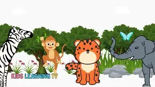 Ten Little Animals  song | Nursery Rhymes &  Kids songs- counting 1-10