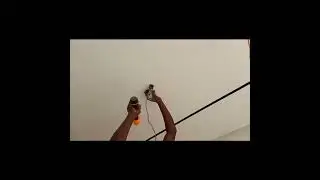 Building In Ghana | Installation Of Honeywell Luxury Ceiling Fan | Fan Hook Installation