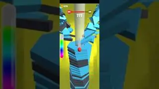 drop stack ball android games level 144 #shorts