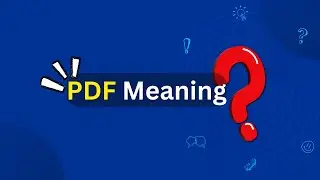PDF Meaning