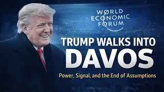 Trump Walks Into Davos &mdash; And the Rules Quietly Change
