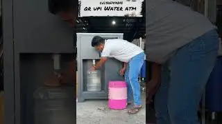 UPI/QR Plus Coin Based  Water ATM Dispenser | Water Scanner Installation |