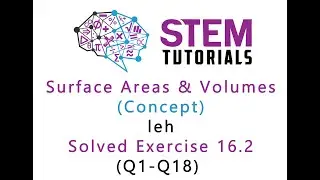 Surface areas and Volumes Part -2 | Concepts & Solved Exercise 16.2 | Mizo |  MBSE