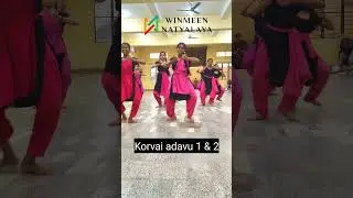 Korvai adavu 1,2 #dance #bharatanatyam #adavu #danceclass#indiandance #classicaldance#dancer#dancers