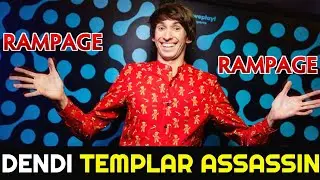 DENDI 2x Rampage with his Signature Hero Templar Assassin 7.27 Dota 2