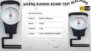 Vilene Fusing Bond Test Machine Bangladesh