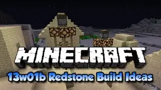 Minecraft 13w01b Redstone Build Ideas