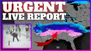 🔴BREAKING: MAJOR Winter Storm Update! LIVE Weather Report