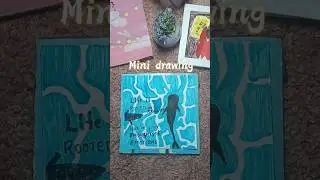 Mini drawing series part 8🐬🌊#minidrawing #drawing #shorts