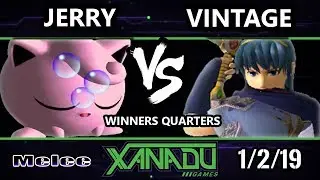 S@X 283 SSBM - Jerry (Jigglypuff) Vs. Vintage (Marth, Fox) Smash Melee Winners Quarters