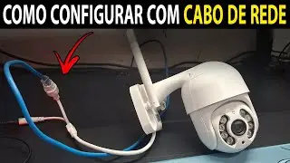 COMO CONFIGURAR CAMERA IP ICSEE COM CABO DE REDE! CABO DE INTERNET RJ 45