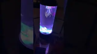 Eyesound Jellyfish Lava Lamp Bluetooth Speaker, White Noise LED Jellyfish Aquarium Night Light, 7-Co