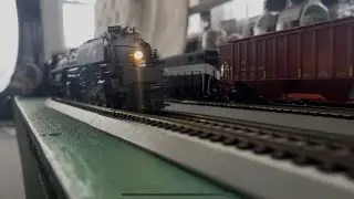 HO UP Big Boy excursion on Brayden&rsquo;s layout with my UP 1988
