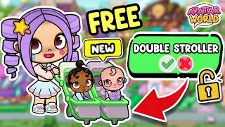 *UNLOCK* FREE DOUBLE STROLLER IN AVATAR WORLD 😯😍