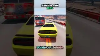 Chance of survival with different vehicles #beamng #beamngcrashes #beamngdrive #game #gameplay