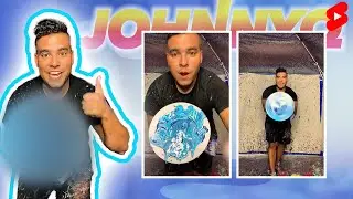 Spin Art With A Drill & Circle Canvas! #Shorts #YouTubeShorts