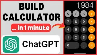 Build a Calculator App in 1 Minute using ChatGPT #OpenAi #ChatGPT