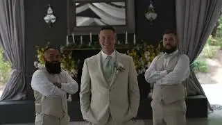 Wedding day at the butterfly pavilion in Acworth Georgia