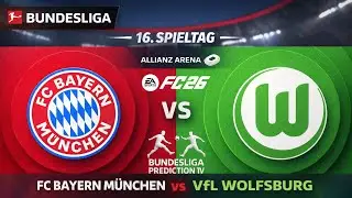 FC Bayern München vs VfL Wolfsburg | Bundesliga 16. Spieltag | EA FC 25 Simulation
