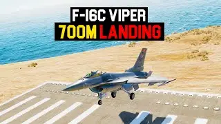 DCS 2020 | 700M Viper Landing Challenge at Sir Abu Nu'ayr