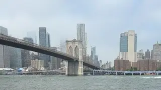 Jet Ski Invasion in Dumbo by Brooklyn Bridge