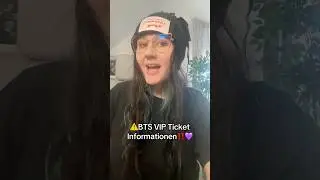 ⚠️ BTS VIP Ticket Informationen‼️💜 #kpop #bts #btsconcert