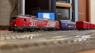LS Models Vectron pulling Nightjet EuroPride Vienna