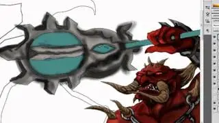 Runescape Artwork of Kal'Ger the Warmonger