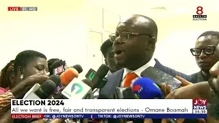 IPAC Meeting: The EC often opts for overly complicated solutions - Omane Boamah | Election Brief