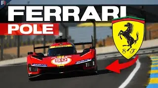 Onboard Le Mans Pole Lap of #50 Ferrari 499P