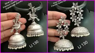 SILVER JUMKAS WITH PRICE | BUY ONLINE EARRINGS
