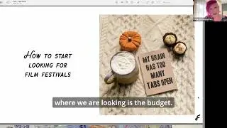 Film Festival Strategy Workshop with Katie Bignell