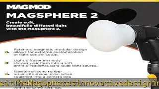MagSphere 2 Flash Diffuser by MagMod | Photography Lighting Flash Modifier | Magnetic Light Diffuse