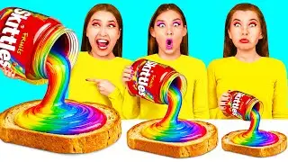 Großer, Mittlerer und Kleiner Teller Challenge | Küchen-Hacks und Tricks DoDo Challenge