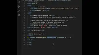 Javascript Comparision using deffernce type